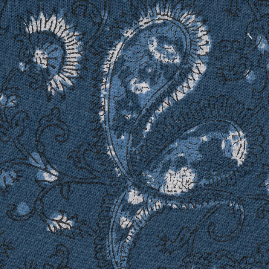 Blue Paisley Batik